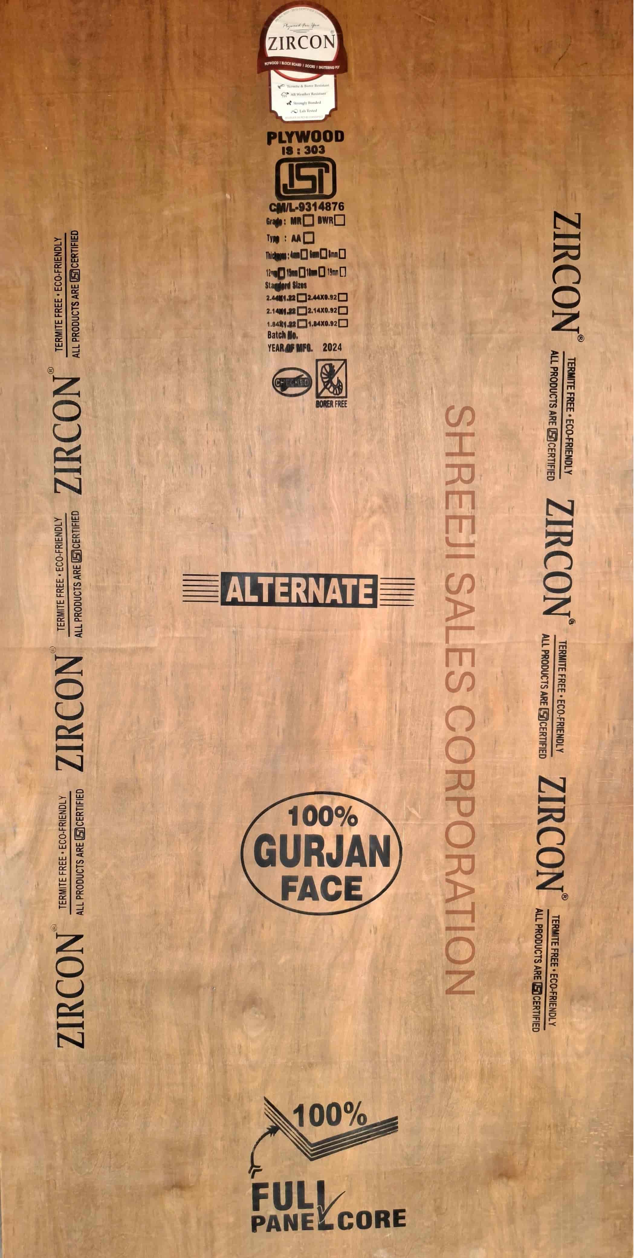 Full Zircon alternate plywood sheet